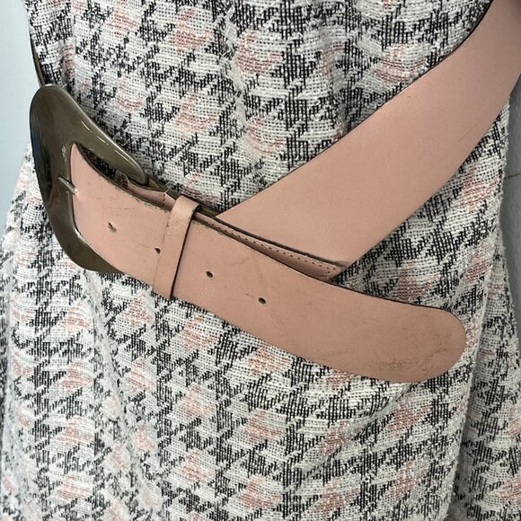 Vintage belt Pink women's belt Leather belt size SM Fashion belt - Picture 12 of 12
